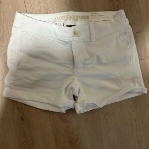 American Eagle Outfitters Women's Crisp White Jean Shorts